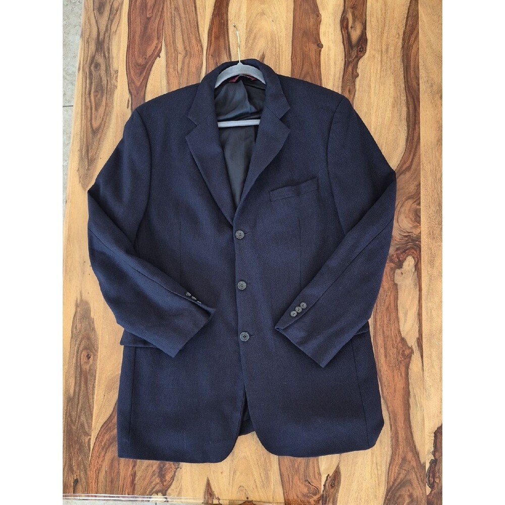 Jos. A Bank Corporate Collection 100% Wool Sport Coat made in Portugal S42 Long